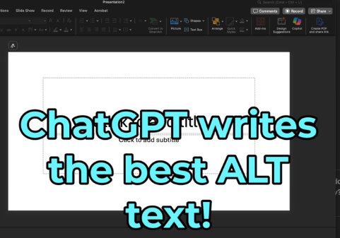 How can Ai boost accessibility for Instructional Design?